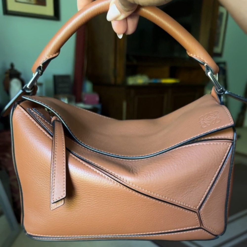 Loewe Small Puzzle Bag Tan